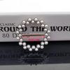1pcs T-shirt Silk Scarf Decorative Fixed Buckle Corner Knotting Artifact Waist Scarf Silk Buckle Clothing Accessories