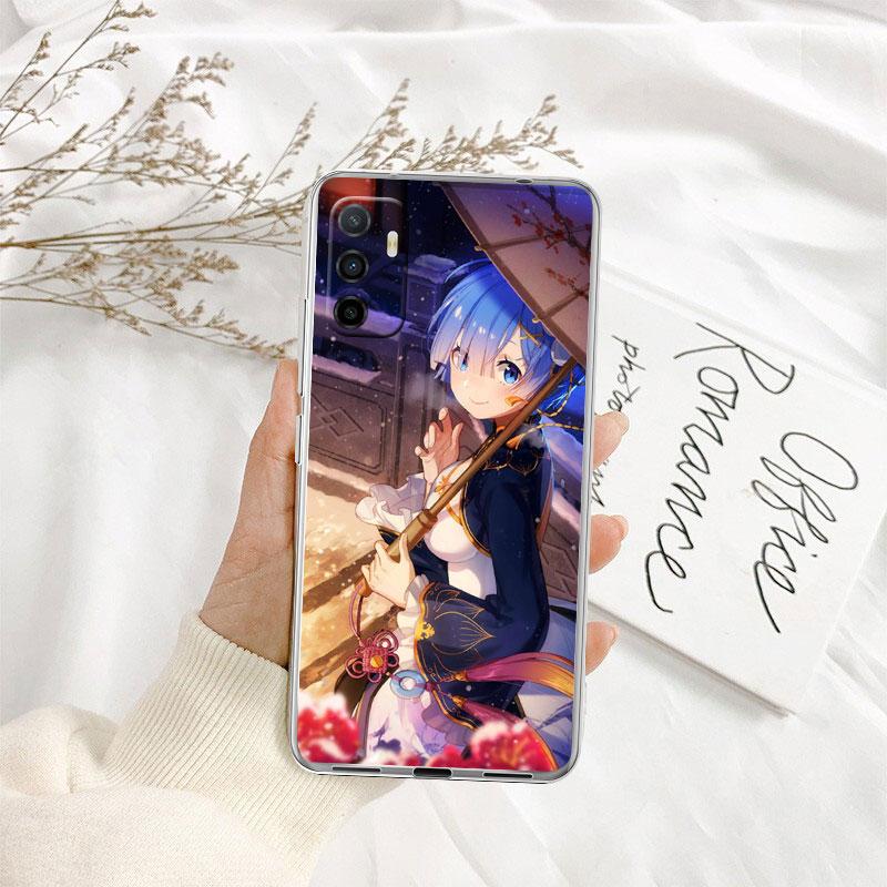 Re Zero Emilia Ram Rem Phone Case for Motorola Moto G40 G04 G05 One Ace Action  Fusion + Plus Hyper Macro Vision Zoom Motorola One Hyper