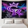 Rockies Baseball Quick-Dry Tapestry Hanging for Bedroom,Livingroom, Playroom,Decor Art Room Wall Tapestry Holiday and Birthday Gifts