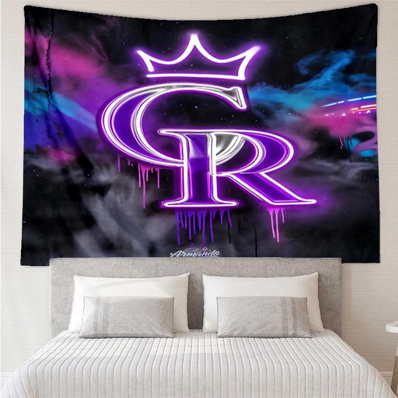 Rockies Baseball Quick-Dry Tapestry Hanging for Bedroom,Livingroom, Playroom,Decor Art Room Wall Tapestry Holiday and Birthday Gifts