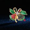 Christmas Brooch Set Santa Snowman Tree Pin Popular In Europe & US | Festive Lapel Pins for Xmas Sweater Decoration Men Women Body Accessories