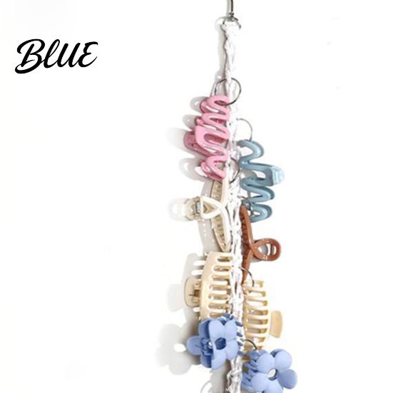 Fashionable Hair Accessory Display Boho Clip Organizer Braided Vertical Claw