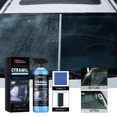 Homonth Car Ceramic Glass Cleaning Kit Car Windshield Stain Remover & Oil Film Remover