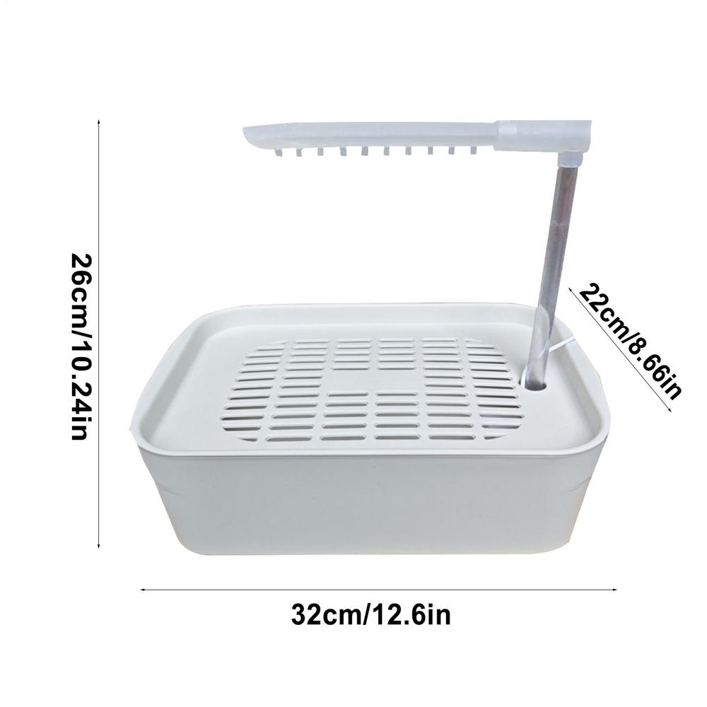 

Автоматический душ для домашних птиц, работающий от USB, ванночка для купания корелл, аксессуары для клетки питомцев для маленьких и средних пород, игрушки для купания белый