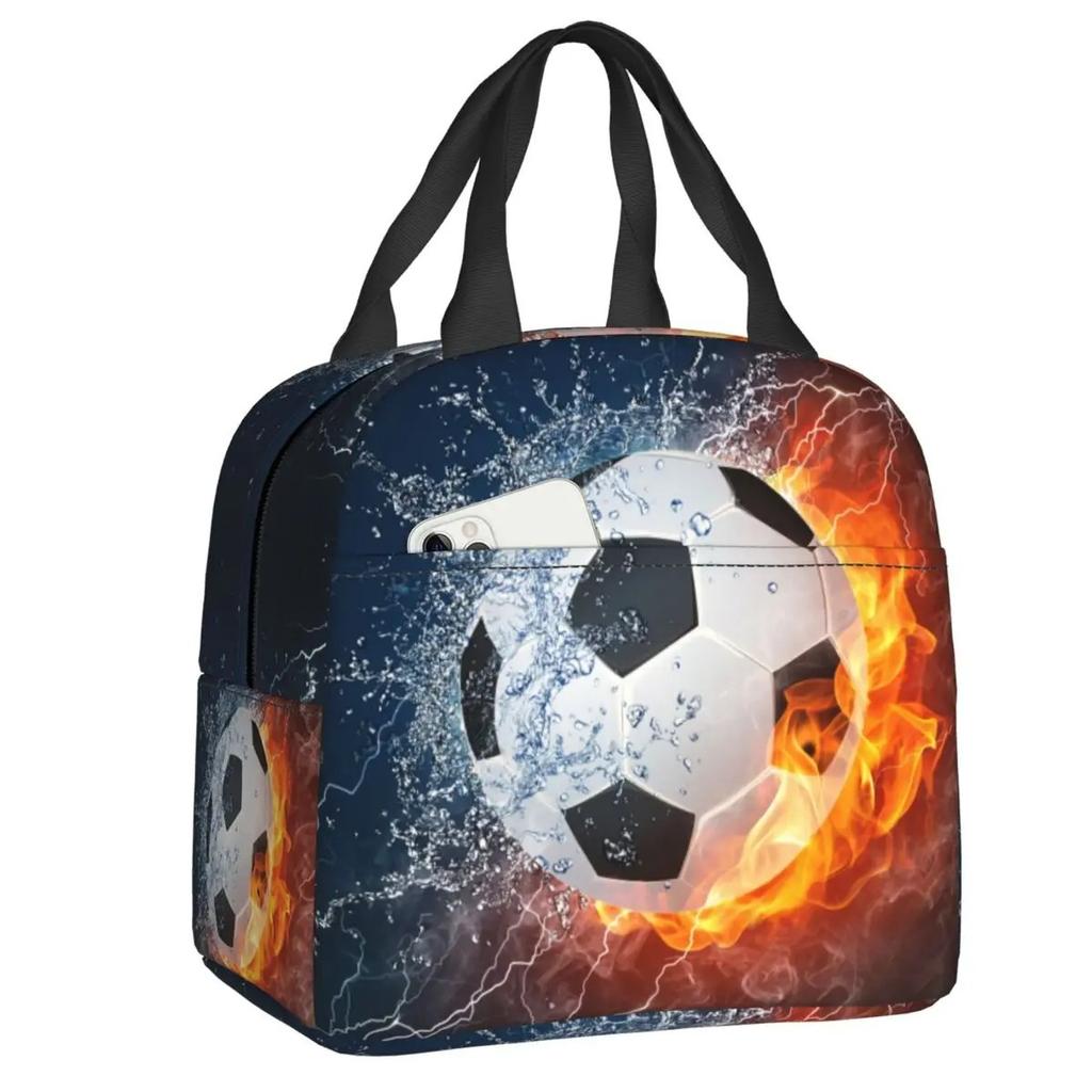 Basketball Thermal Insulation Bag Cartoon Game Sports To Print Children Boys And Girls Lightweight Portable Meal Bag