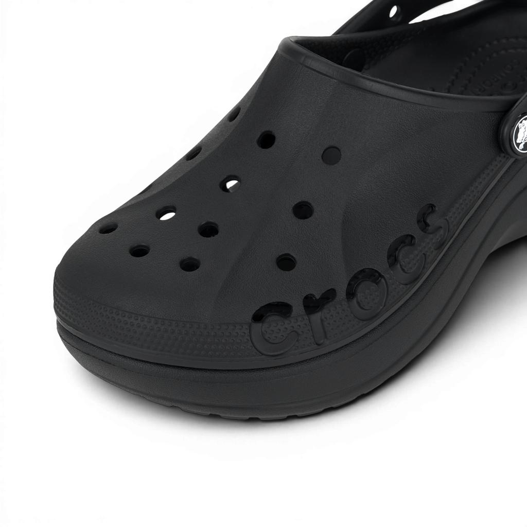 Crocs Baya Platform Clog Zoccoli da Donna Neri 208186-001