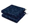 Vargottam Perfect Outdoor Indoor Square Corner Seat Cushions Water-Resistant Lounge Chair 18.5" X 16" Home Office Patio Furniture