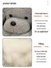 Denim Plush Pillow: Headboard Cushion, Lumbar Support, Backrest, Sofa Bed, Dog/Couple Throw Pillow.