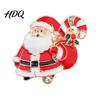Sparkling Holiday Brooches Christmas Enamel Brooch Pin Santa Snowman Gingerbread Tree Wreath Stocking Pins Bell Jewelry Accessories for Coats
