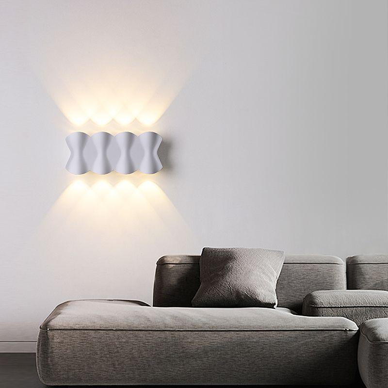 Nordic Minimalist Wall Lamp - Creative Indoor/Outdoor Waterproof Fixture for Bedroom, Living Room, Staircase, Corridor, and Courtyard.
