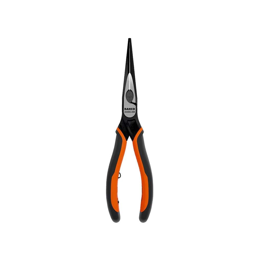 BAHCO Long Nose Radio Pliers, 200mm, BAH2430G-200