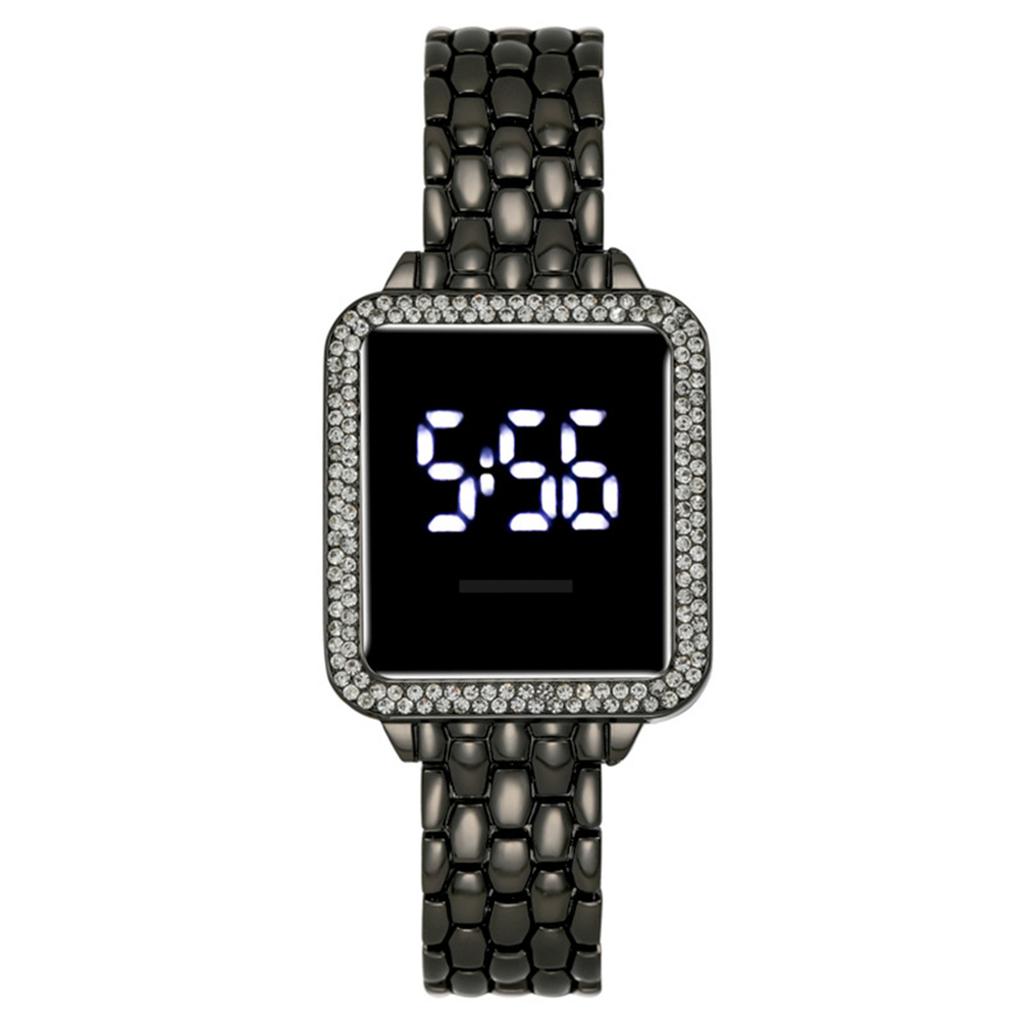 Fashion Women’s Leather Band Electronic Watch – Stylish Digital Wristwatch For Ladies, Elegant Design, Ideal Gift For Birthday, , Daily Wear