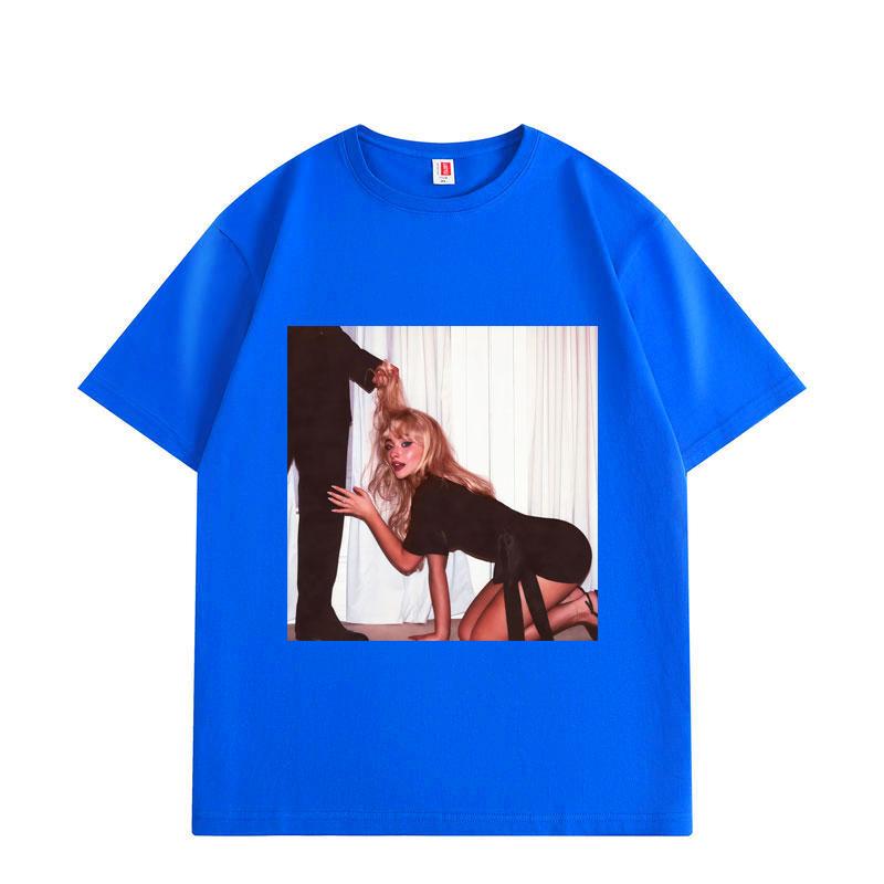 Sabrina Carpenter Man's Best Friend Graphic T Shirts Fashion Hip Hop Short Sleeve T-shirt Men Women Summer Casual Loose T-shirts