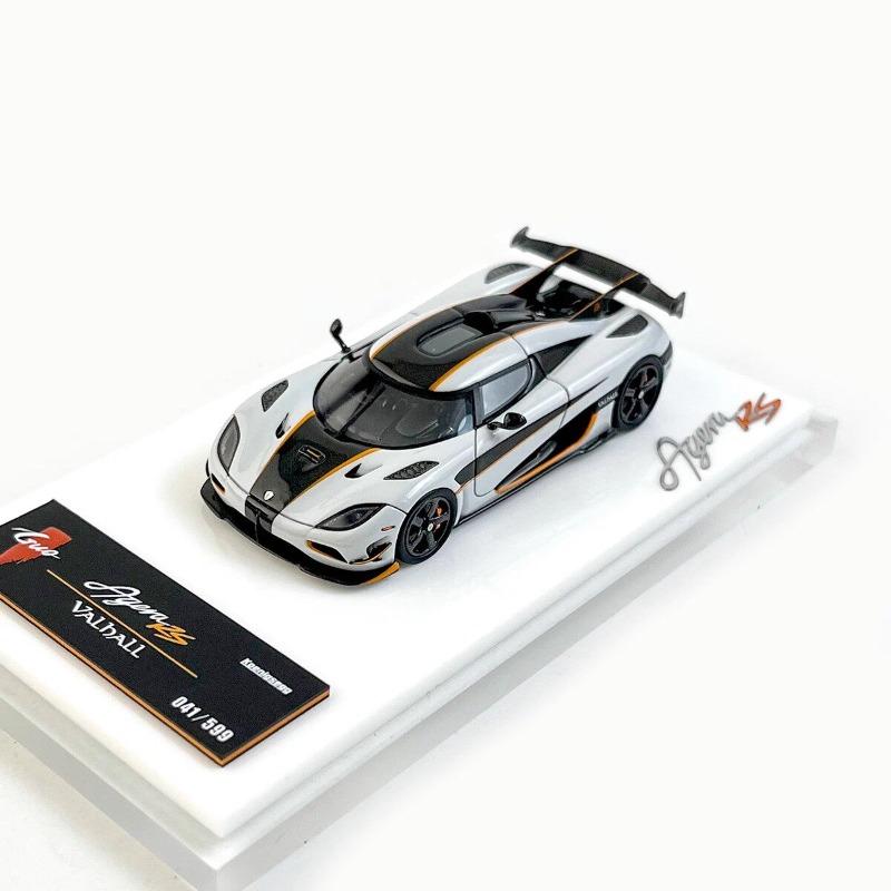 

GUO 1:64 Agera RS Resin Car Static Die Cast Vehicles Collection Model Car Toy белый