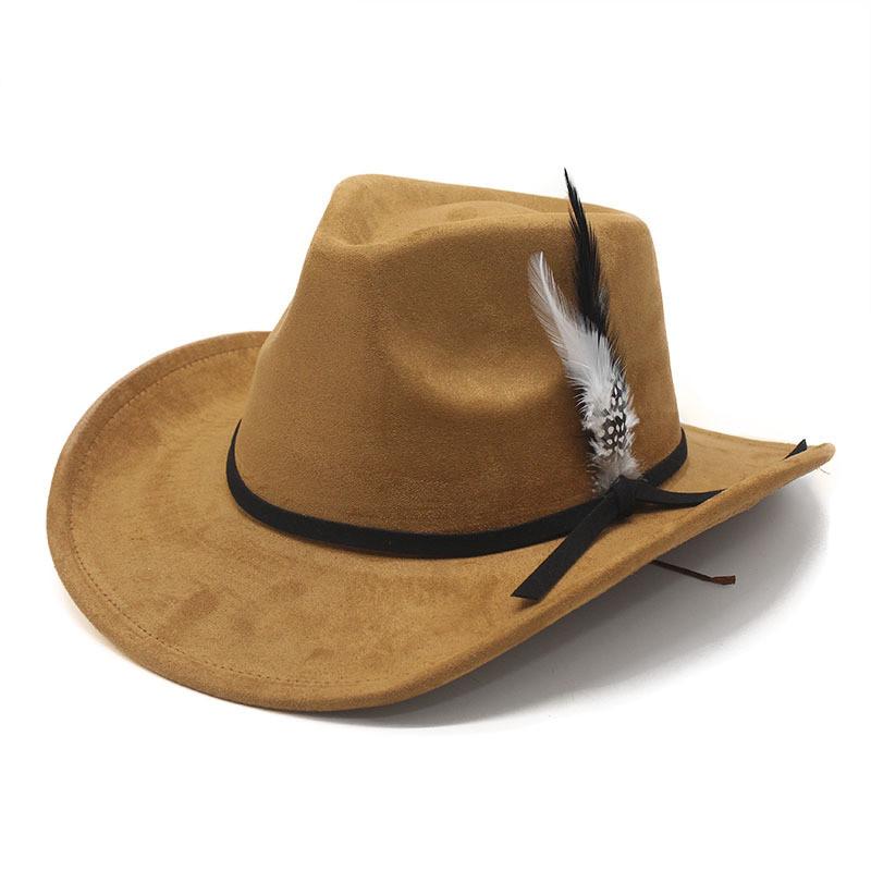 Style Felt Hat With Embroidered Tapestry And Wide Brim For Men And Women