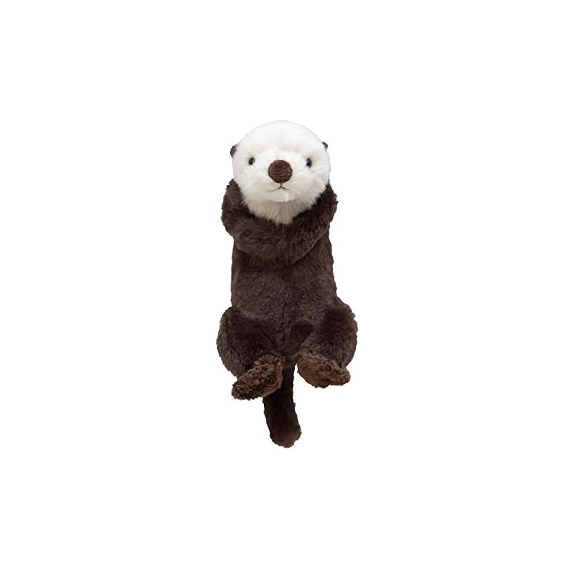 Sun Lemon Fluffy Sea Otter Plush Toy, Small, 11 x 26 x 15 cm, Animal, P-8542