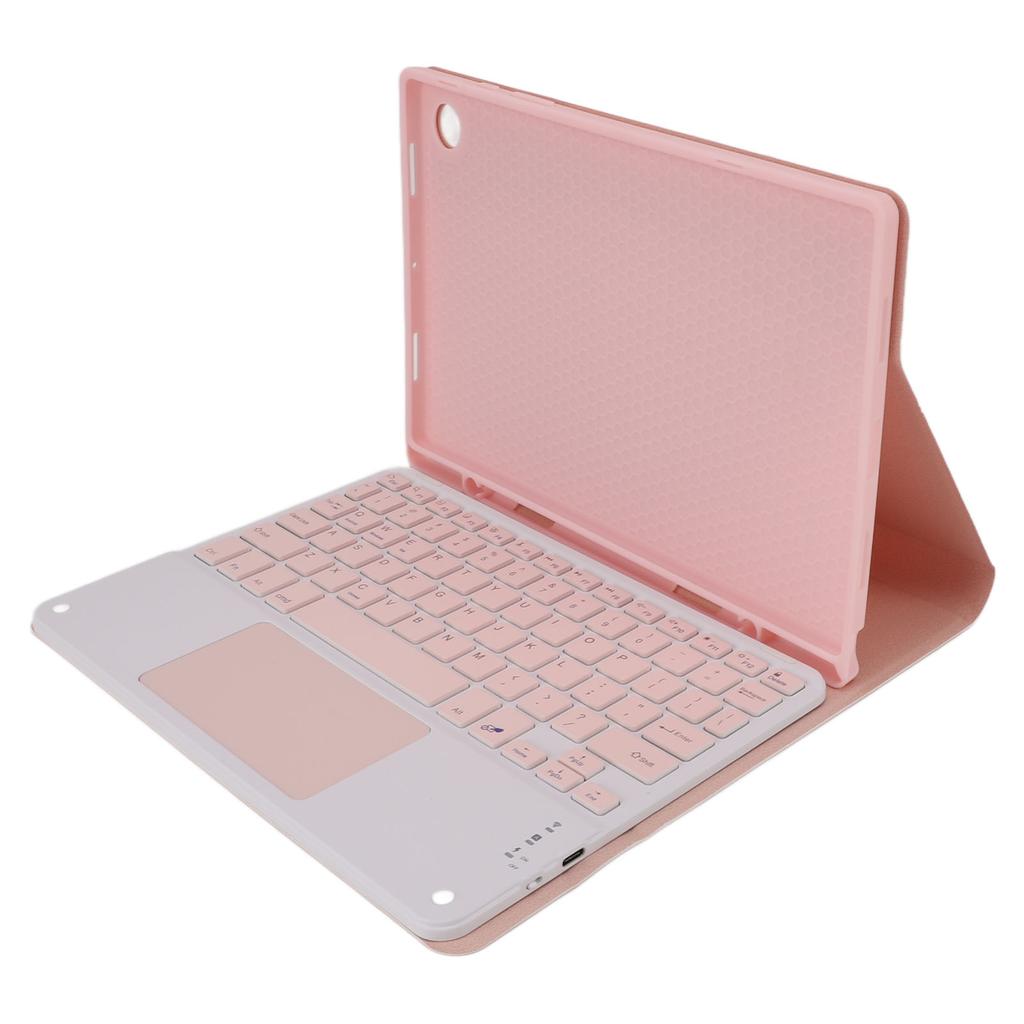 Case for Tab A8 Tablet Pink Soft TPU Precise Cutouts Pen Slot Tablet Case with Wireless Keyboard Mouse for Protection