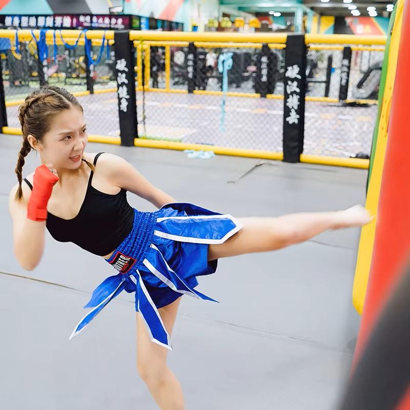 Pantaloni scurți Muay Thai Panglică Kickboxing Box MMA UFC Arte Marțiale Luptă Unisex Bărbați Femei Copii Uscare Rapidă Imprimeu Elastic Talie Înaltă Poliester Antrenament