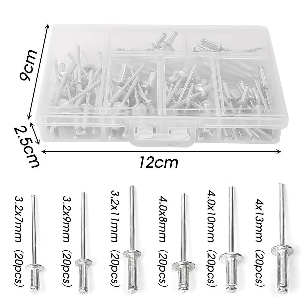 

Dome Head Pop Rivet Multiple Sizes Dome Head Blind Rivet New Fasteners 120pcs