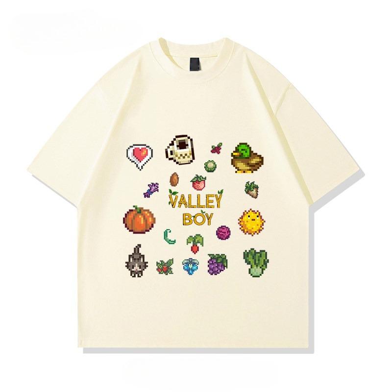 2026 Steam Starfarers Story Recipe Game Accessories Pixel Art ShortSleeved Mens and Womens TShirts