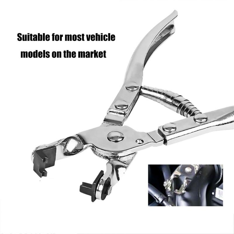 Heavy Duty Automotive Hose Clamp Pliers For Fuels Line And AC Pipe Repair Alloy Steel Construction Ergonomic Grip Design
