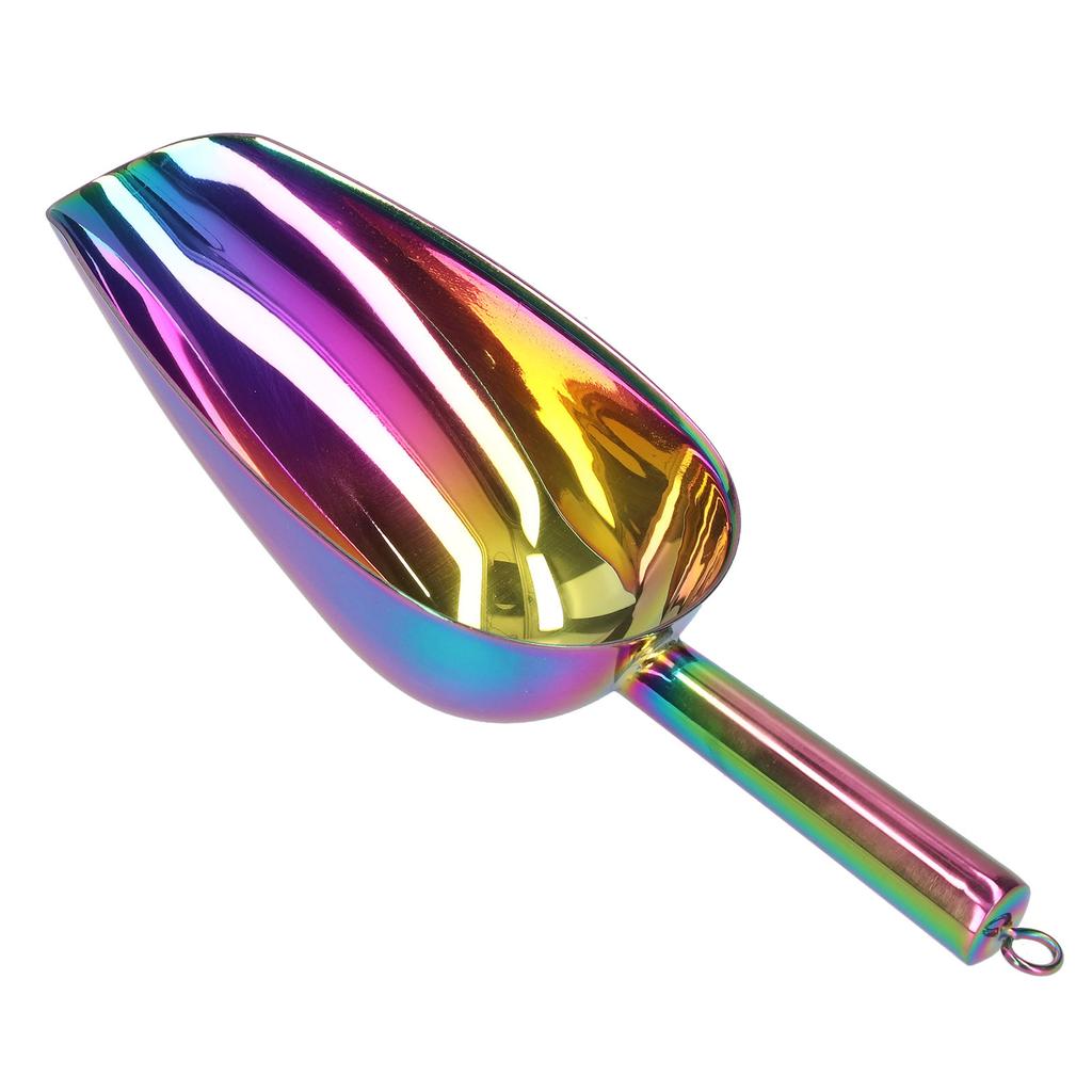 Ice Scoop Stainless Steel Ice Shovel Flour Scoop Kitchen Gadgets Accessories for HomeColorful No.3