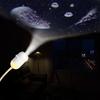 2-in-1 Sternenprojektor Nachtlicht mit Filmen, USB Sternenhimmel Nachtlicht Projektor für Schlafzimmer, Mini LED Deckenwand Projektionslampe mit 360