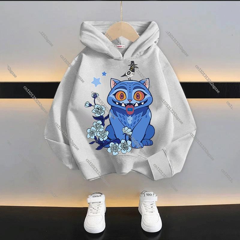 Kids Cartoon KPop Demon Hunters Hoodie 2025: Cool Hooded Pullover Sweatshirt For Boys Girls Casual Fashion Top