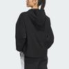 adidas Women's Woven Windbreaker Hooded Jacket Black IP0753