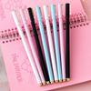 Korean Simple Metal Black Gel Pen - Student & Office Signature Stationery Gift