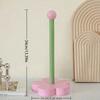 1 pezzo Nuovo Creativo Pratico Cucina Casa Forma Fiore Legno Senza Foratura Rotolo Carta Asciugamani Carta Portaoggetti