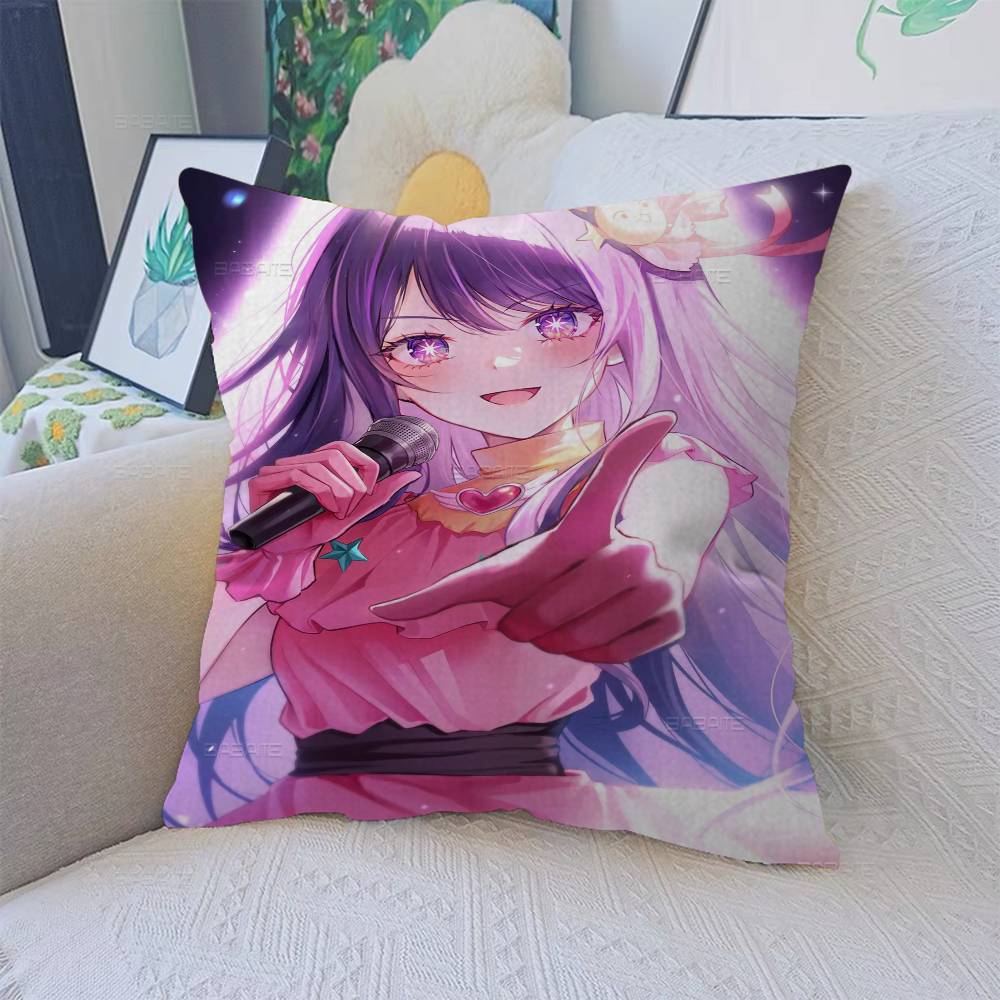 

Anime OSHI NO KO Pillow Gift Home Office Decoration Bedroom Sofa Car Cushion Cover case 45x45 12x12Inch