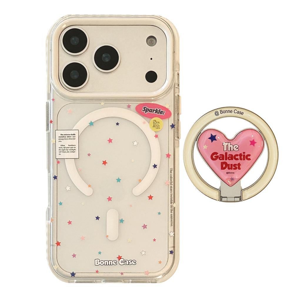American Star Is Suitable for Apple 17promax Mobile Phone Case IPhone16 Love Magnetic Bracket 14 Transparent 13 Soft Shell