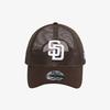 New Era Mlb San Diego Padres Voll-Mesh-Kappe Burnt Wood 15206374
