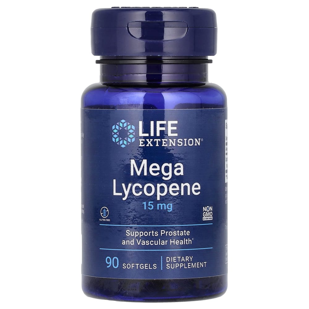 

Life Extension Mega Lycopene 15mg Softgels, 90 Count 90 pcs - 1 ea
