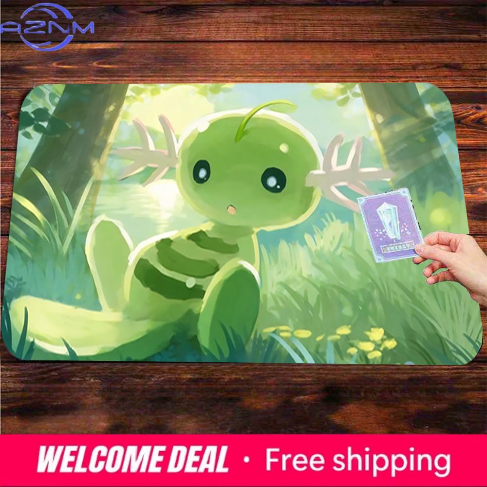 Wooper Forest TCG Playmat with NonSlip Rubber Base 30x80x0.2cm