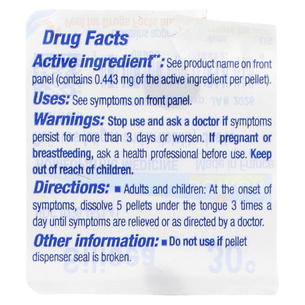 Silicea, 30C, fatigue recovery, about 80 pellets