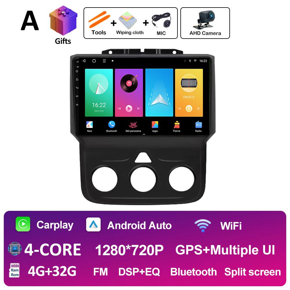 GPS Android Smart System For Dodge Ram 1500 2500 3500 2013 2014 2015 2016 2017 2018 DSP Stereo Car Multimedia Video Player WIFI