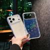 Transparent IMD Heart Pattern Anti-fall Case for iPhone 17 Pro Max
