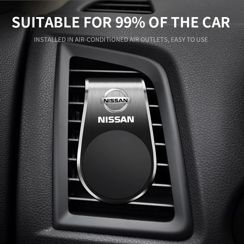 Magnetic Car Phone Holder Stand Air Vent Smartphone Car Bracket For Nissan Nismo Tiida Teana Skyline Juke X-trail Almera Qashqai