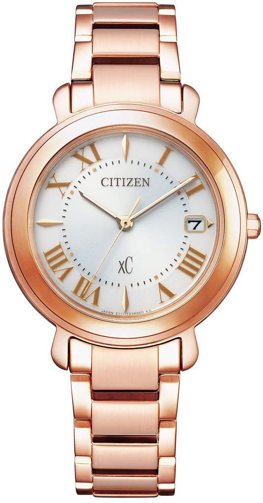 Citizen Cross Sea Hikari Collection Pink Gold Eco-Drive EO1202-57A Women's Watch,
