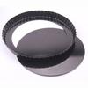 Heavy Duty Tart Pans Removable Loose Bottom Nonstick Quiches Pans Fluted Side Round Bakings Pans Tray Dishwasher Safe