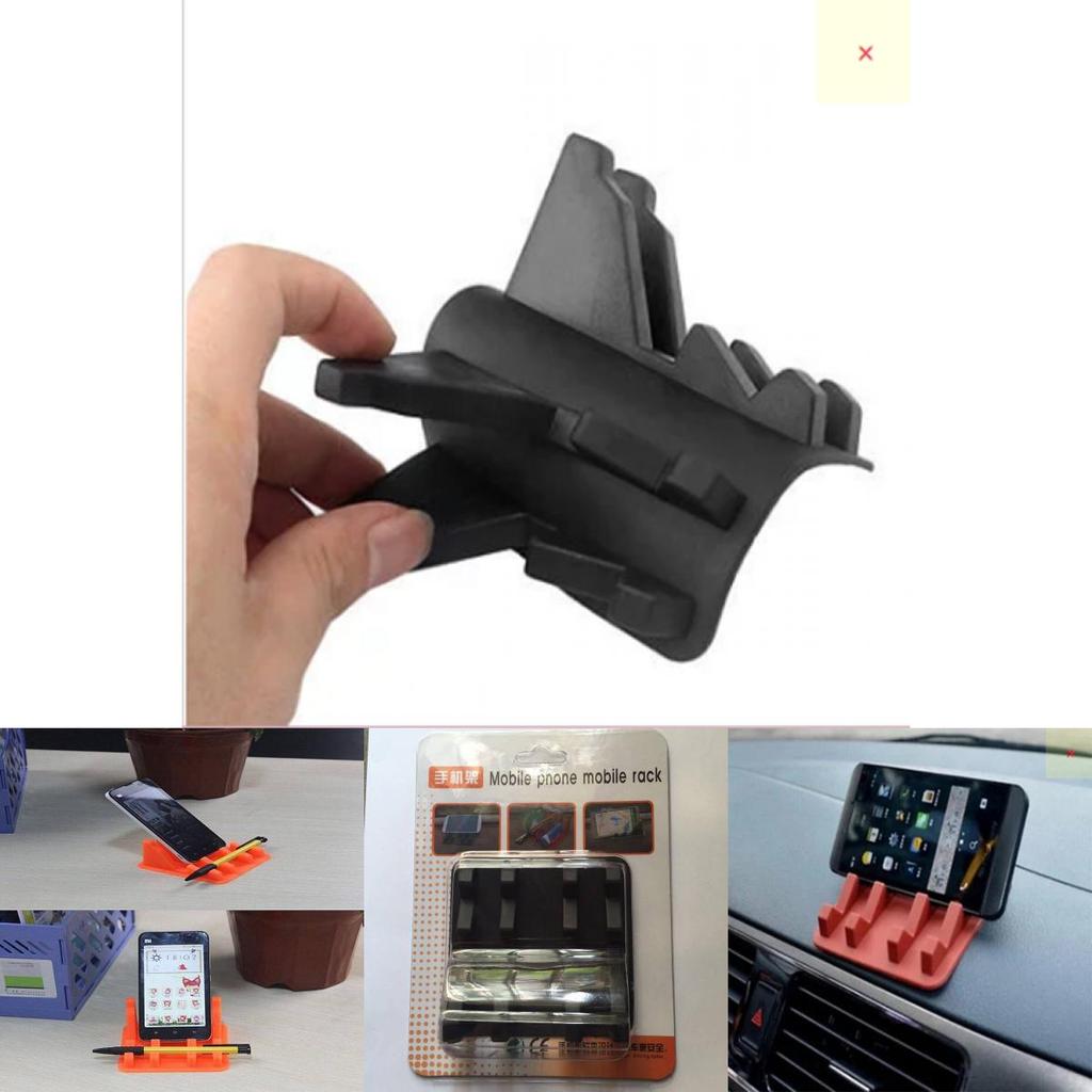 Universelle Autohalterung Pyramiden-Design Anti-Rutsch-Pad GPS-Halter für Huawei Samsung iPhone Tablet