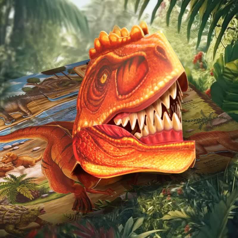 Children's Dinosaur 3D Pop-up Book