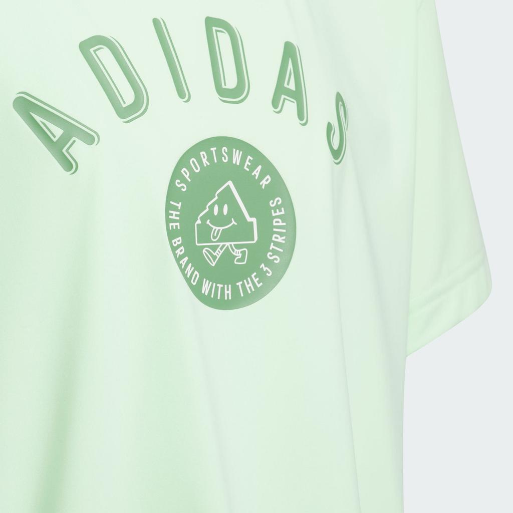 adidas T Shirt FUNCTIONAL Light Green Kids' JI9773