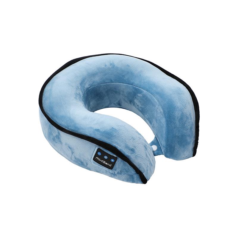 Bluetooth Stereo Music U-Shaped Neck Pillow for Calls and Travel – Perfect for Office, Lunch Break, and Business Trips