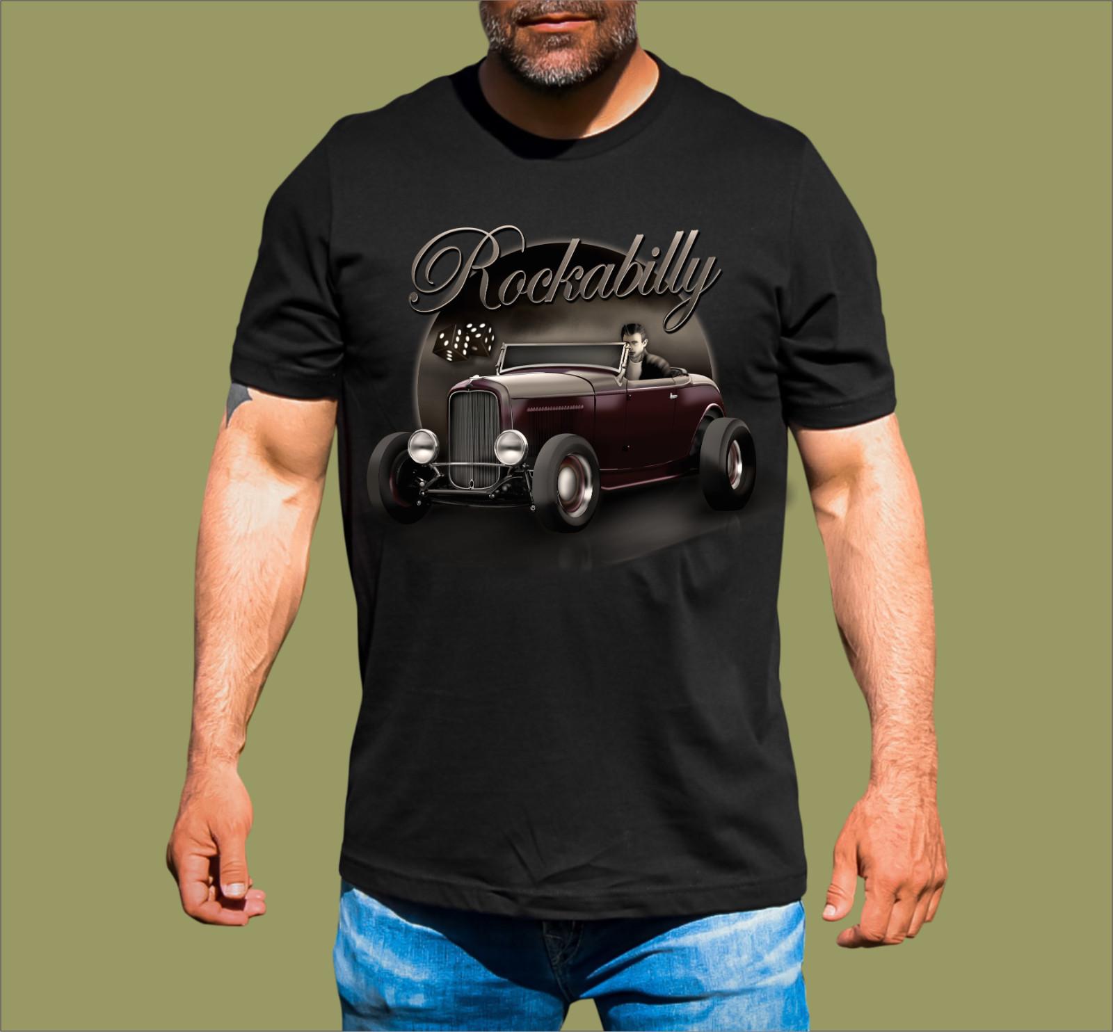 ROCKABILLY HOTROD T-SHIRT M