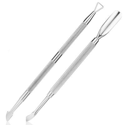 2 Stücke professionelle Dreieck abgestorbene Haut Entferner Nagelhautschieber Nagelschäler Schaber