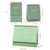 New Small Size Desk Calendar Thick Paper Mini Design Desk Planner Creative Style Coil Binding Daily Planning Supplies Study Use
