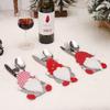 Creative 3d Cutlery Bag Christmas Decorations For Dining Table And Kitchen